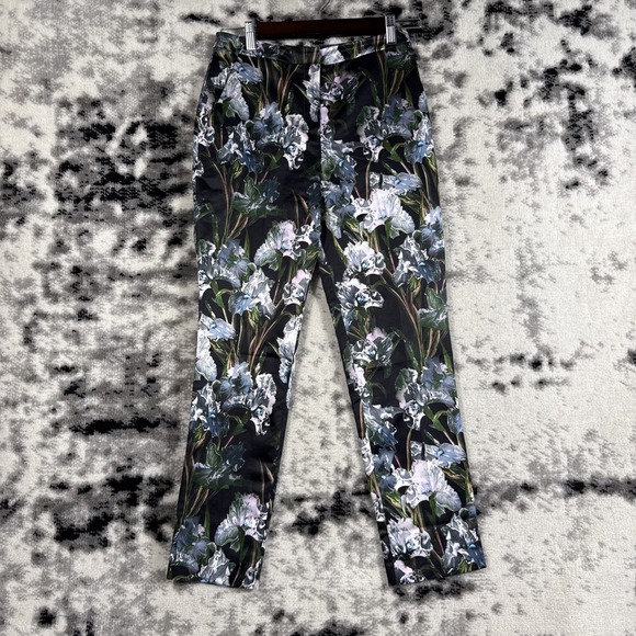 ASOS Pants - Asos‎ Pants Womens Size 4 Floral Straight Leg Polyester Hippie Career Flower